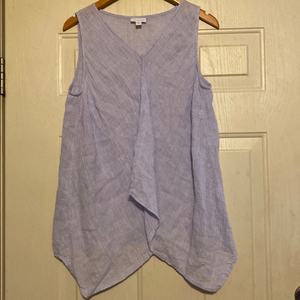 Pure Jill Linen Sleeveless Top